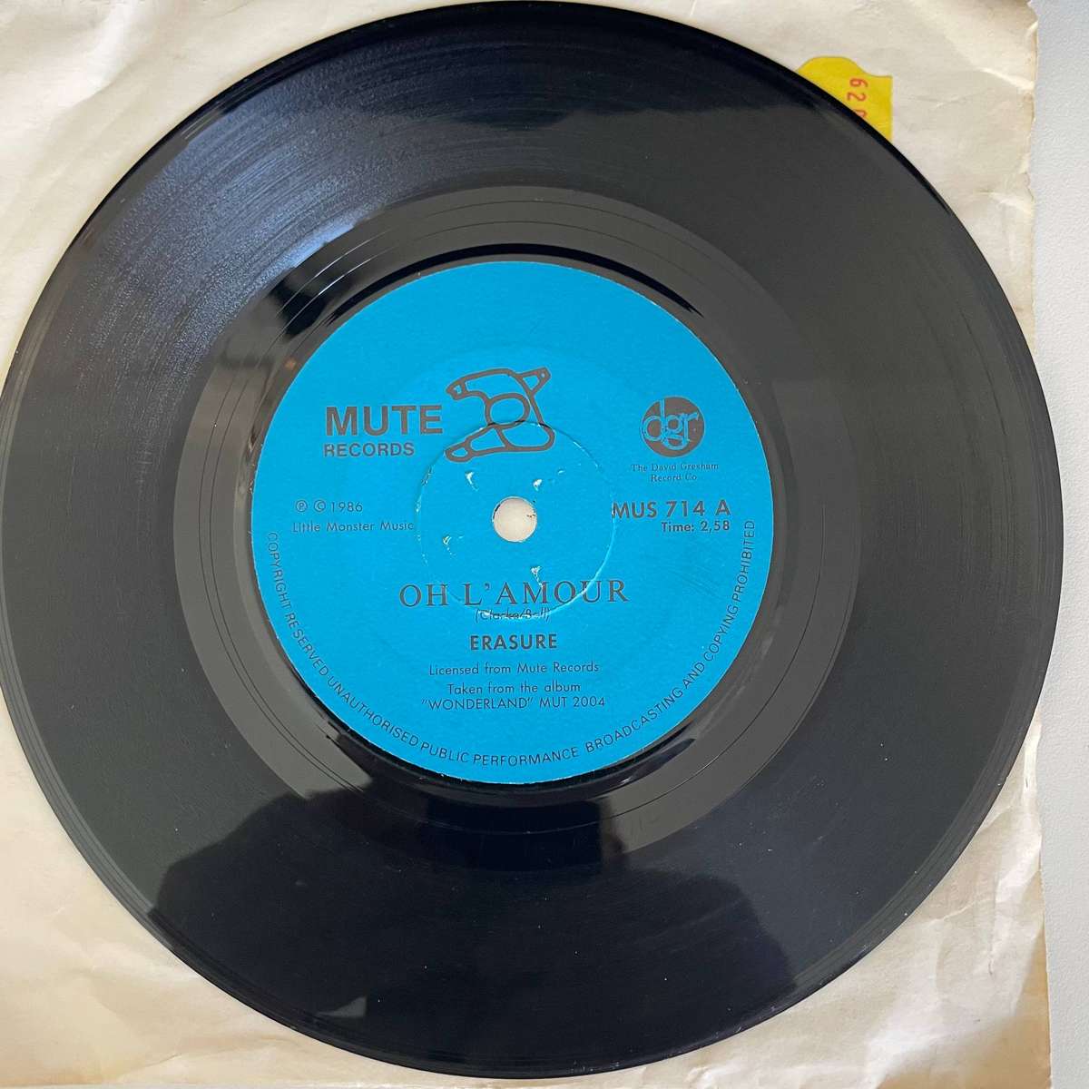 8 x 7 inch singles 1980's Mixed