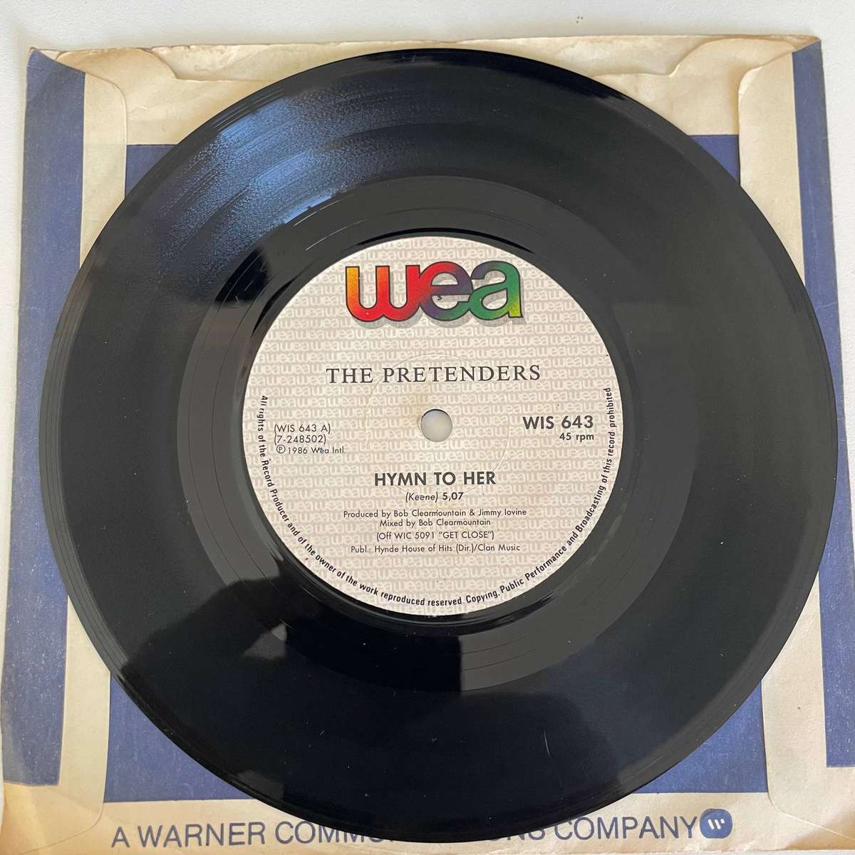 8 x 7 inch singles 1980's Mixed