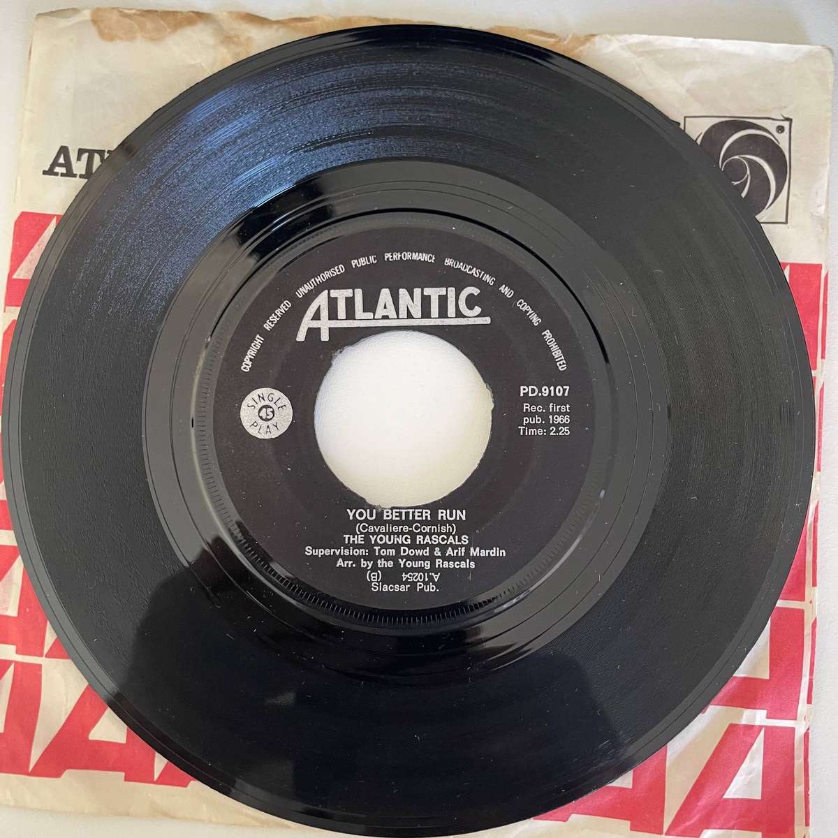 8 x 7 inch singles 1960's Mixed