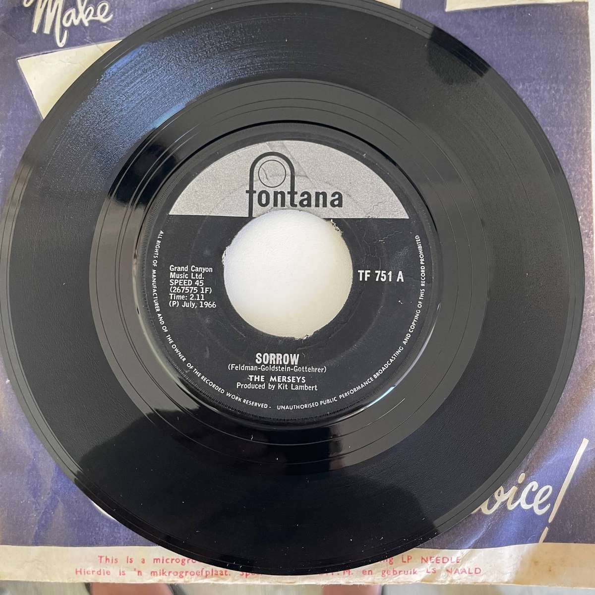 8 x 7 inch singles 1960's Mixed