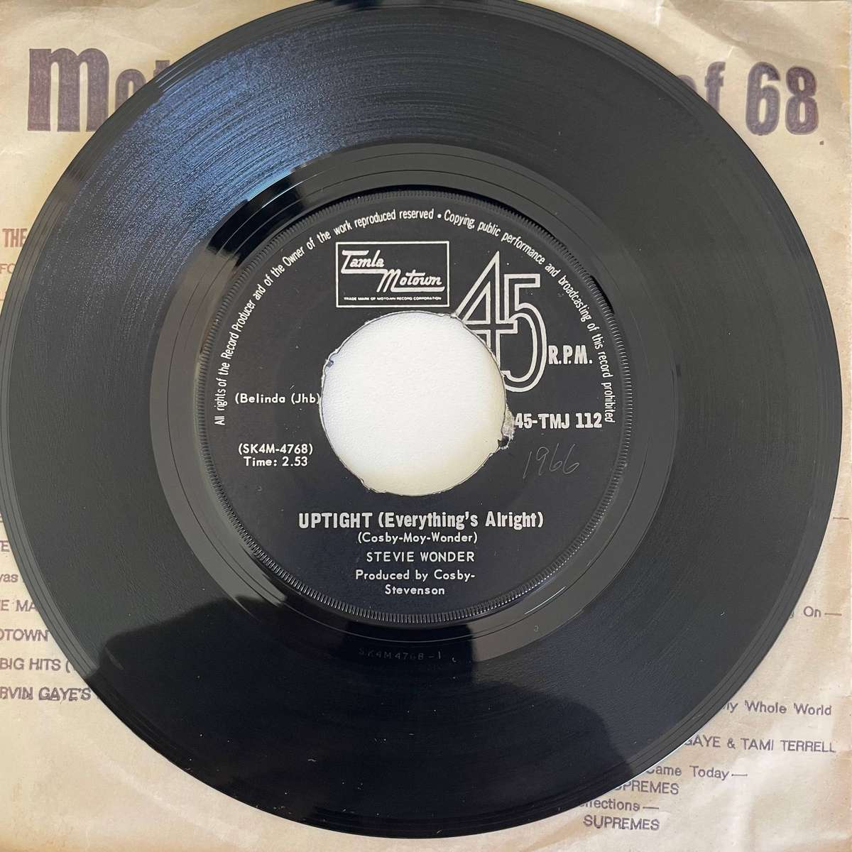 8 x 7 inch singles 1960's Mixed