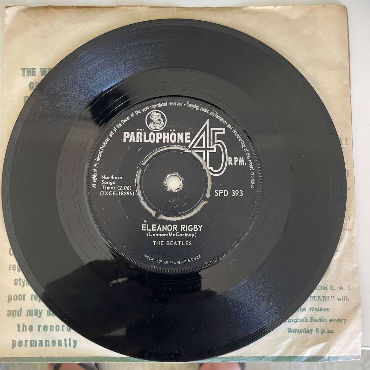 8 x 7 inch singles 1960's Mixed