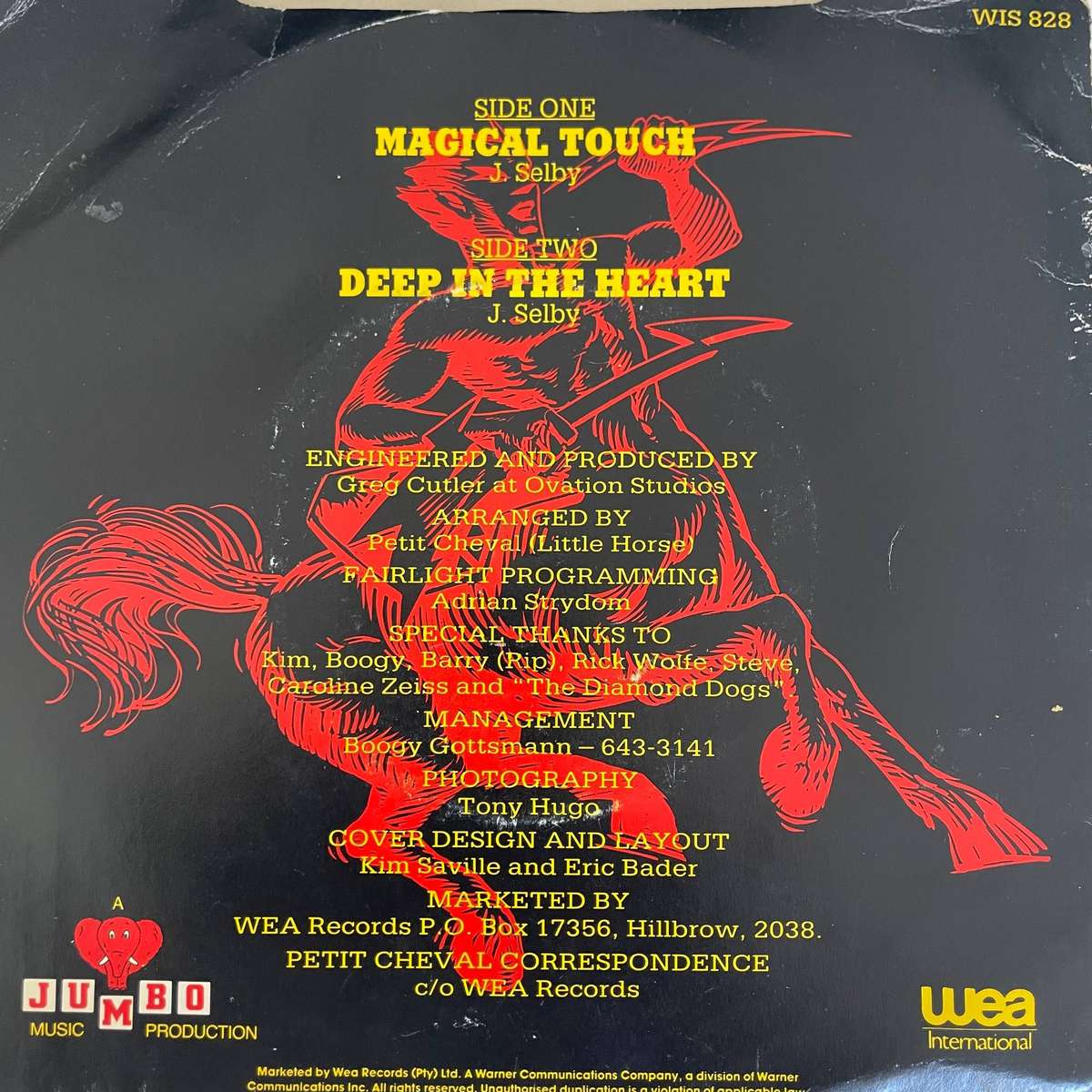 Petit Cheval 7 inch single-Magical Touch/Deep in the heart