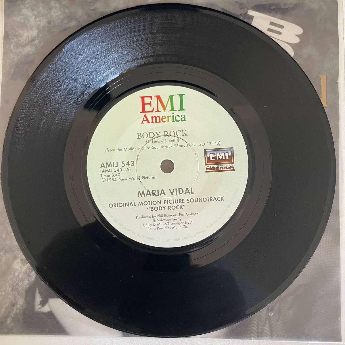 Maria Videal/Ashfor and Simpson- 7 inch single-Body Rock/Do you know who I am