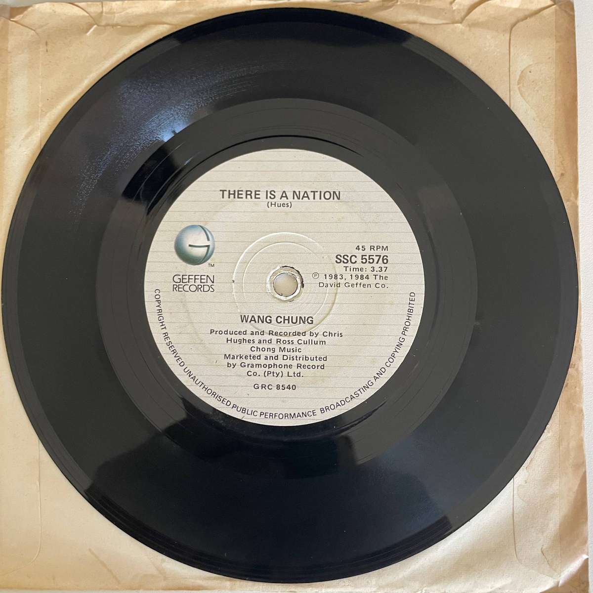 Wang Chung-7 inch single-Dance Hall Days/There is a nation