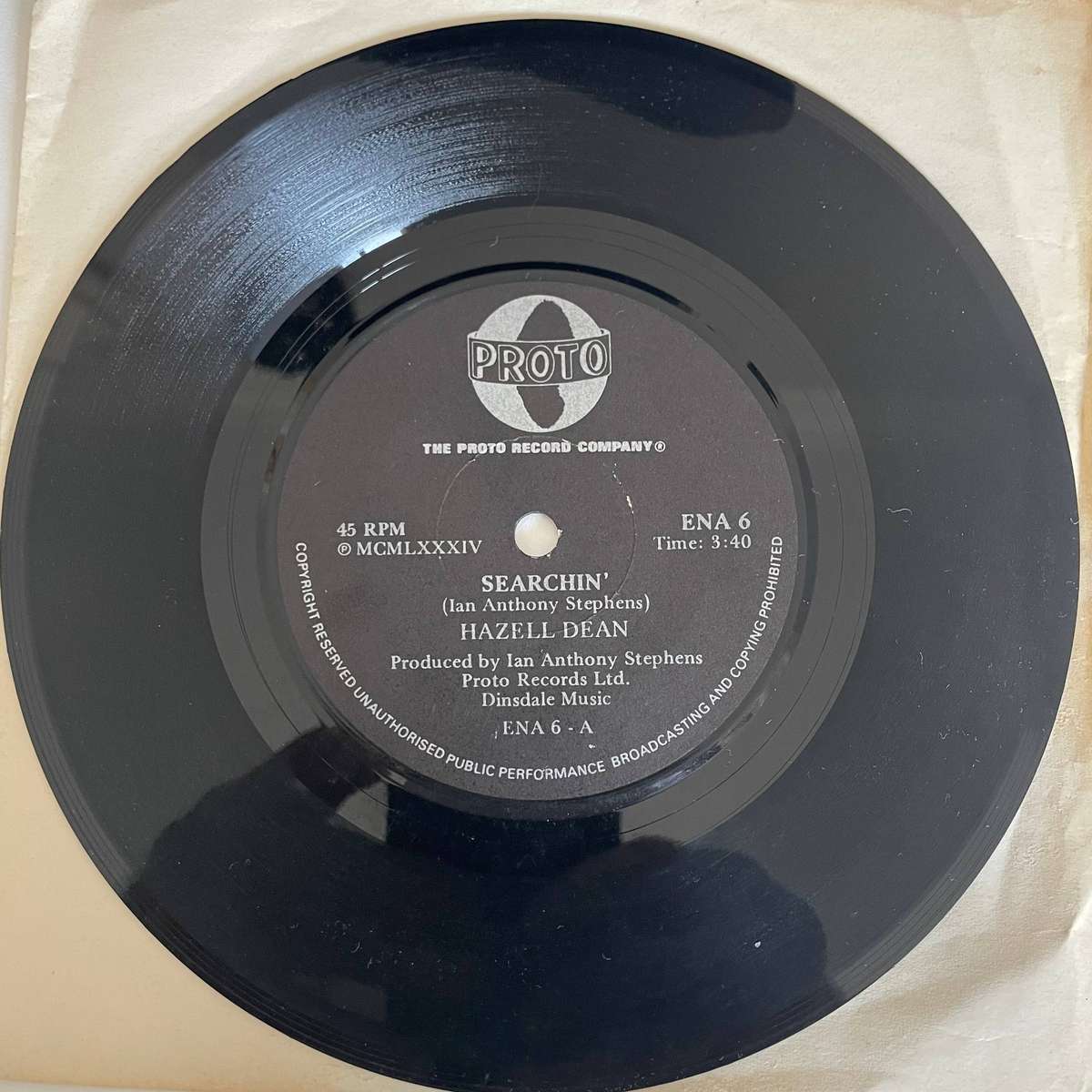 Hazell Dean-7 inch single-Searchin'/Searchin'part 2