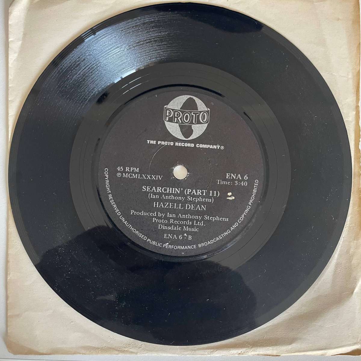 Hazell Dean-7 inch single-Searchin'/Searchin'part 2