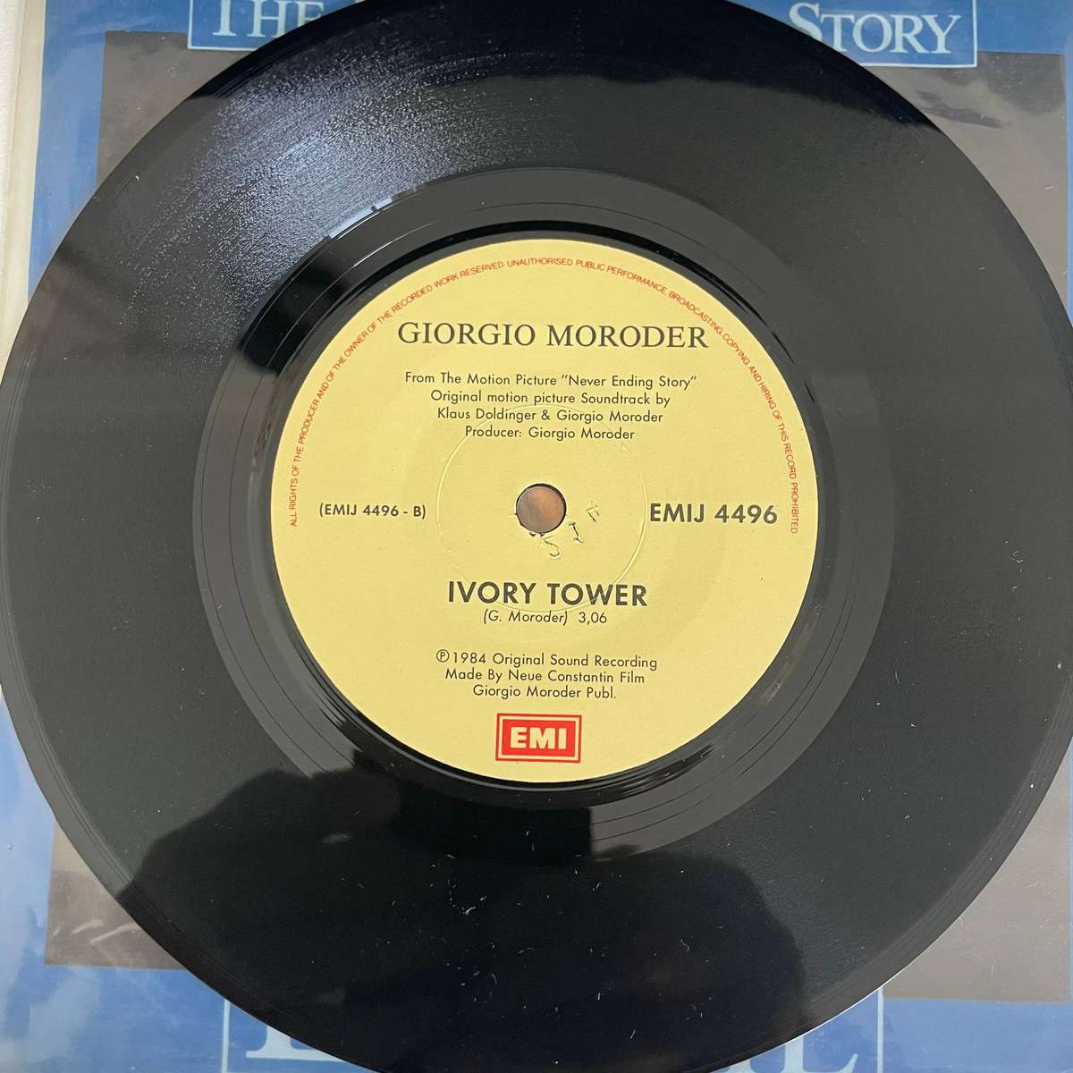 Limahl-7 inch single-Never ending story/Giorgio Moroder-Ivory Tower