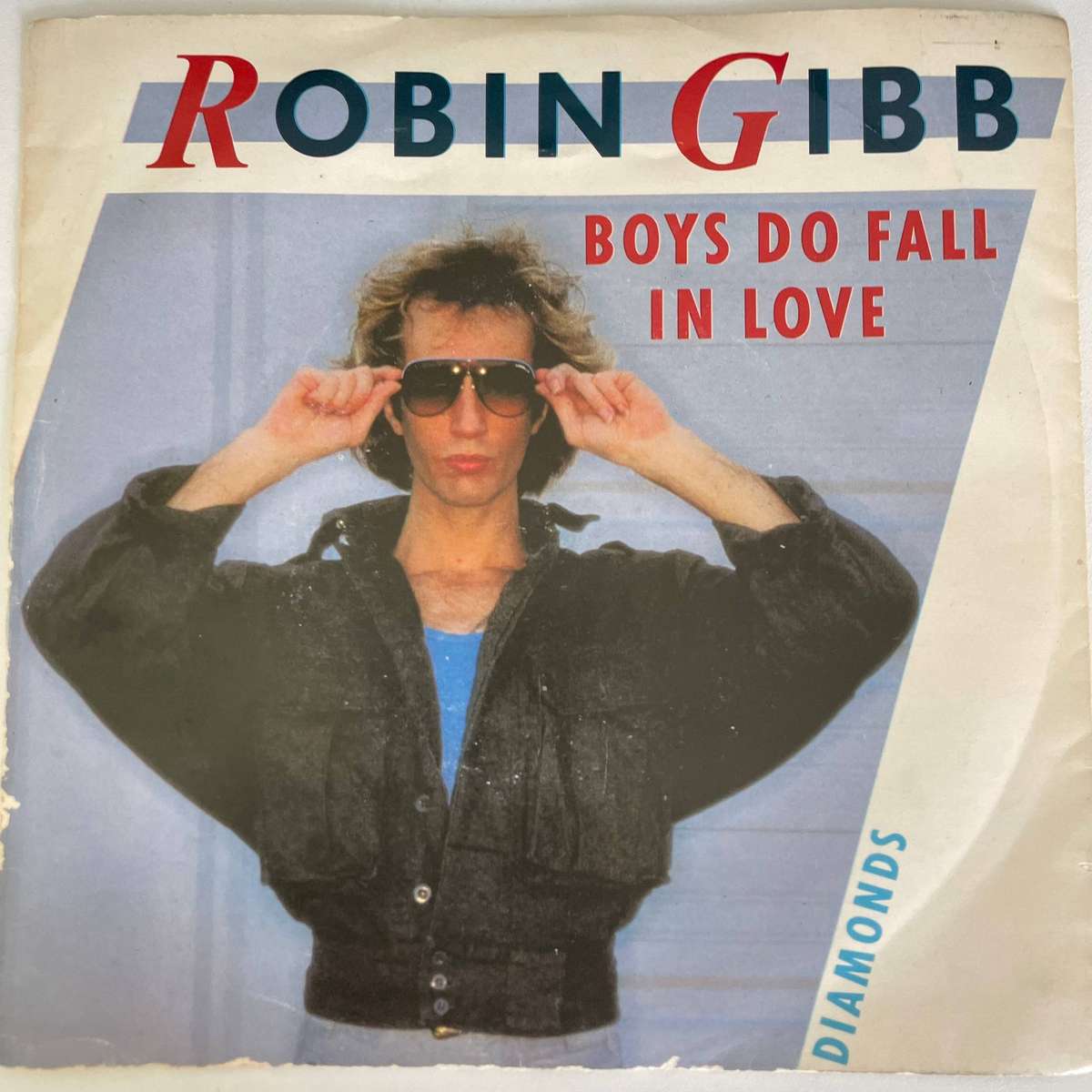 Robin Gibb-7 inch single-Boys do fall in love/Diamonds