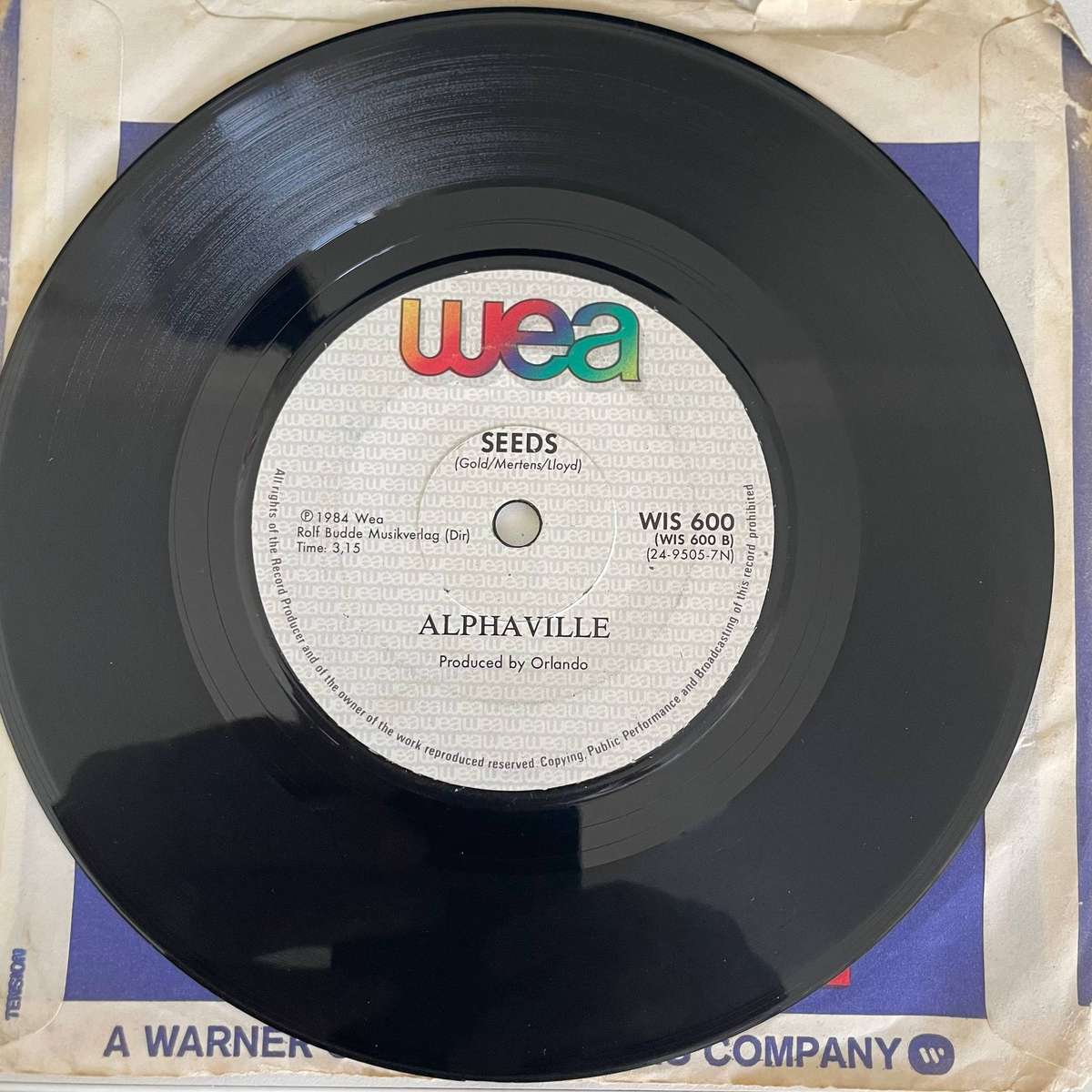 Alphaville-7 inch single-Big in Japan/Seeds
