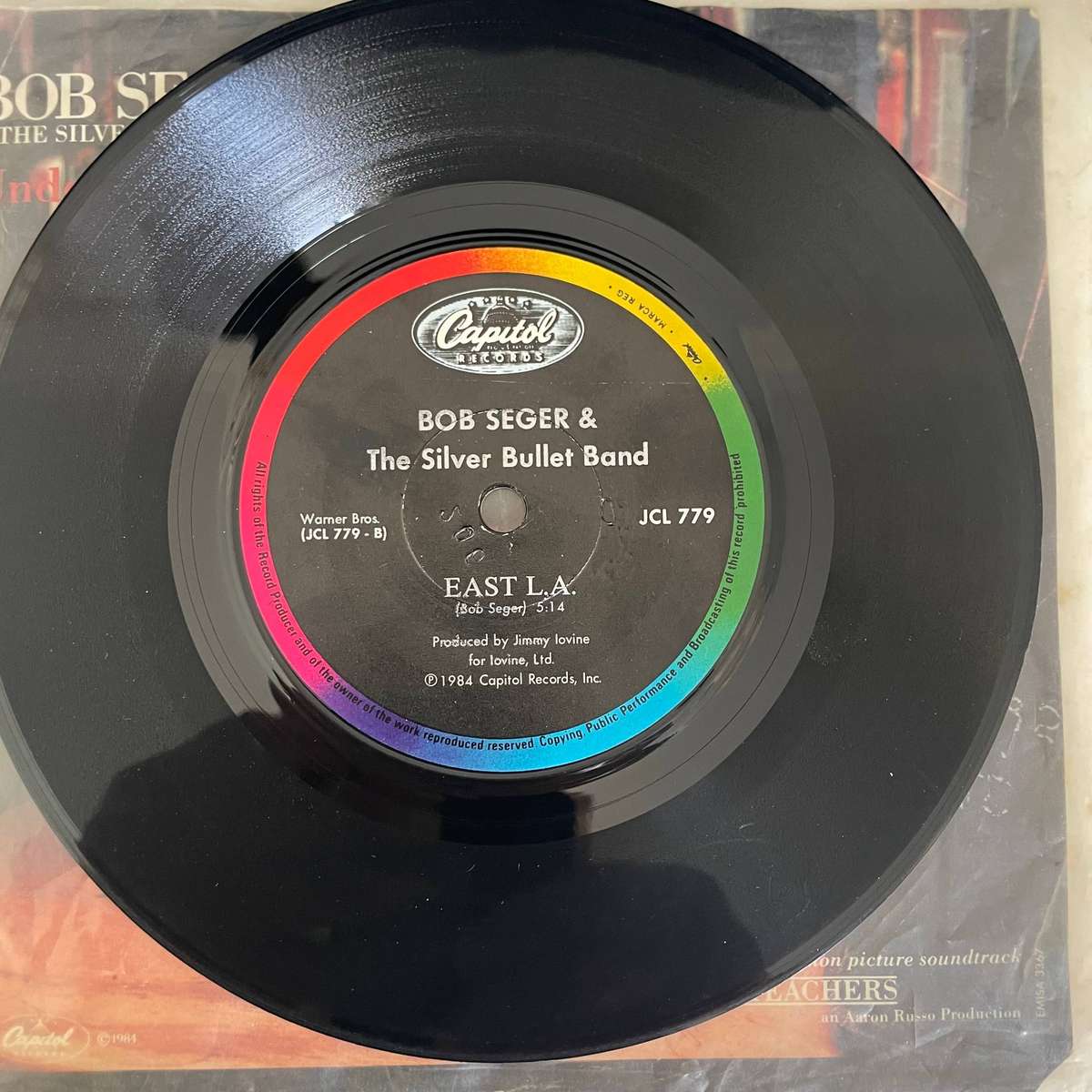 Bob Segar and the Silver bullet band-7 inch single-Understanding/East L.A.