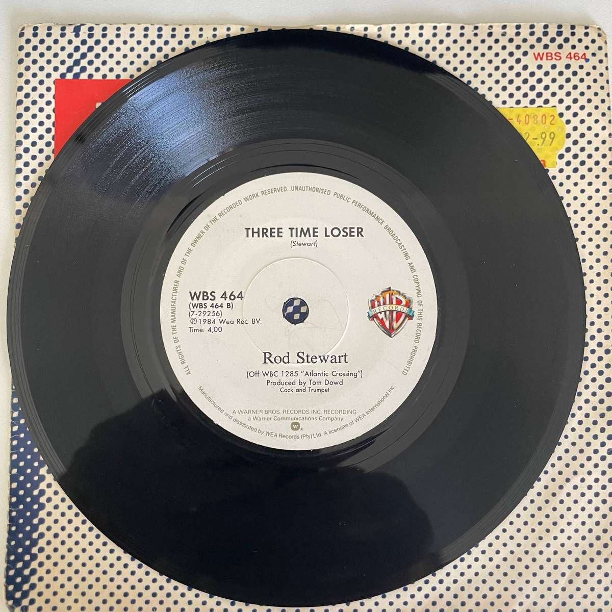 Rod Stewart-7 inch single-Infatuation/Three time loser
