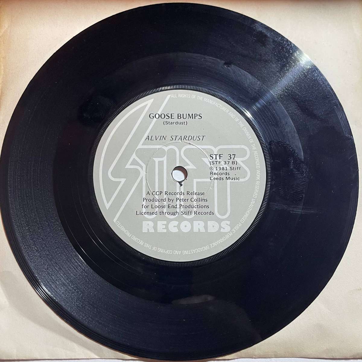 Alvin Stardust-7 inch single-Pretend/Goose bumps