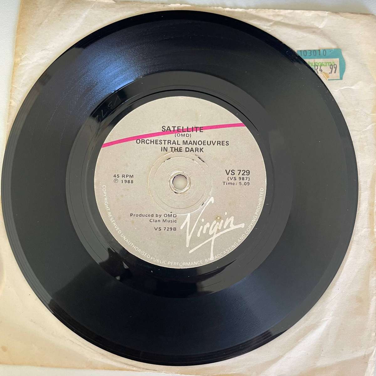 O.M.D.-7 Inch Single- SATELITE/DREAMING