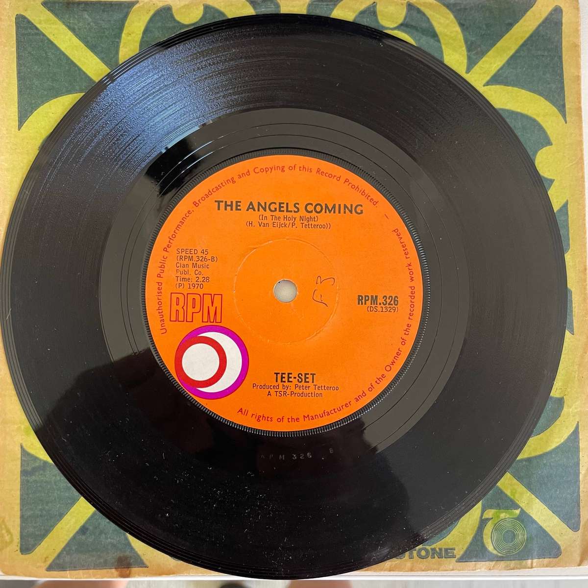 TEE-SET-7 Inch Single-MA BELLE AMIE/THE ANGELS COMING