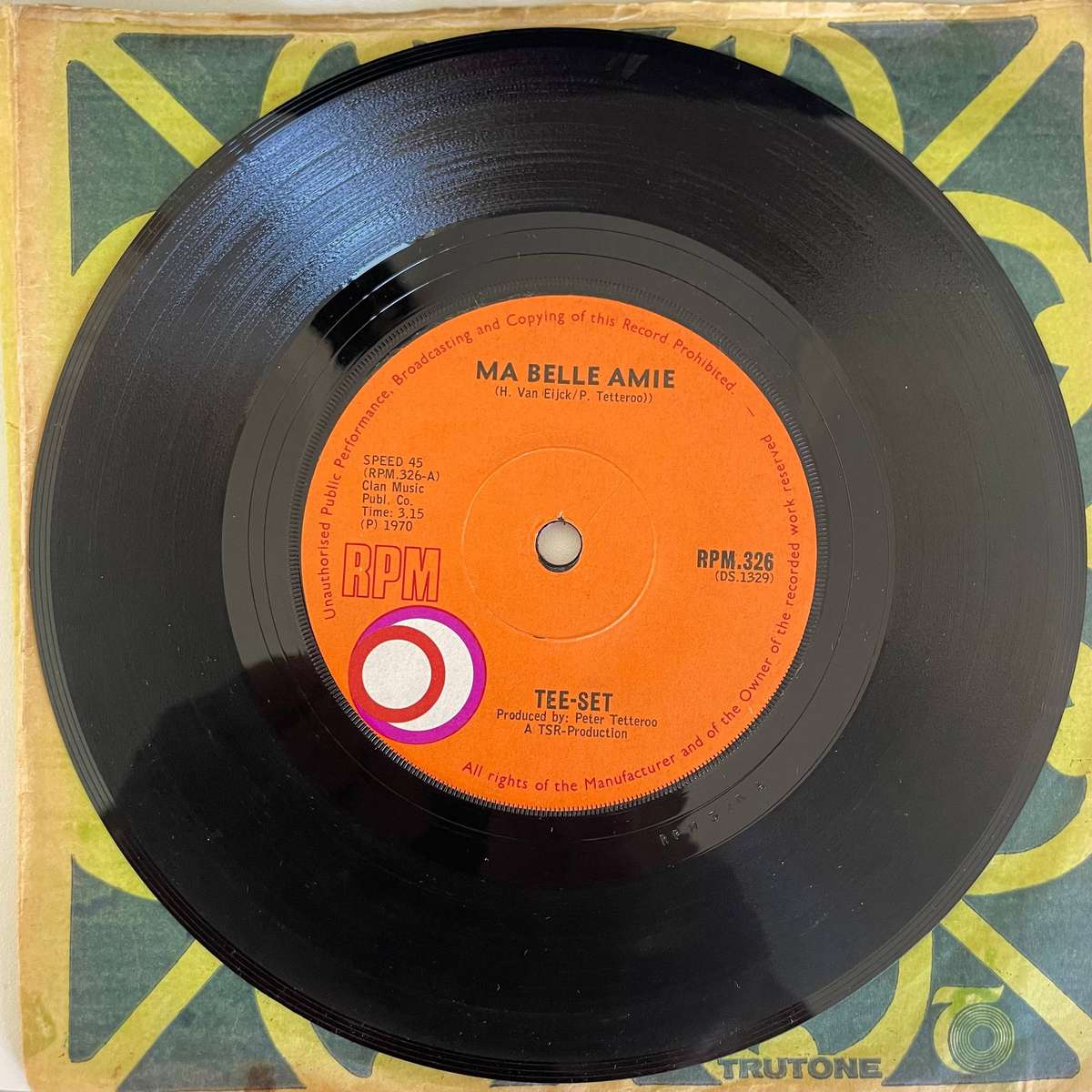 TEE-SET-7 Inch Single-MA BELLE AMIE/THE ANGELS COMING