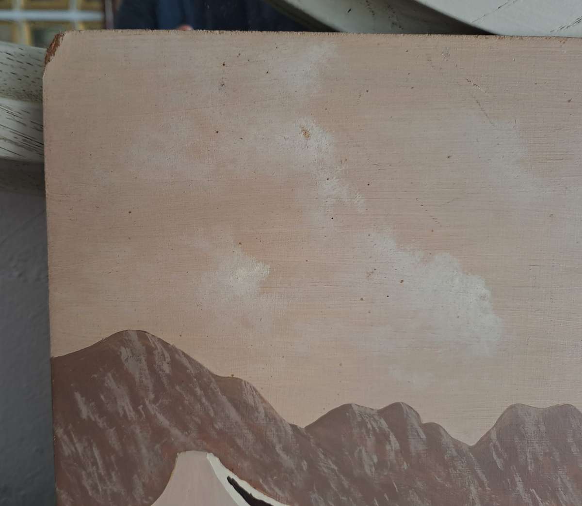 PEET KRUGER - ORGINAL OIL ON BOARD 370mm - 270mm