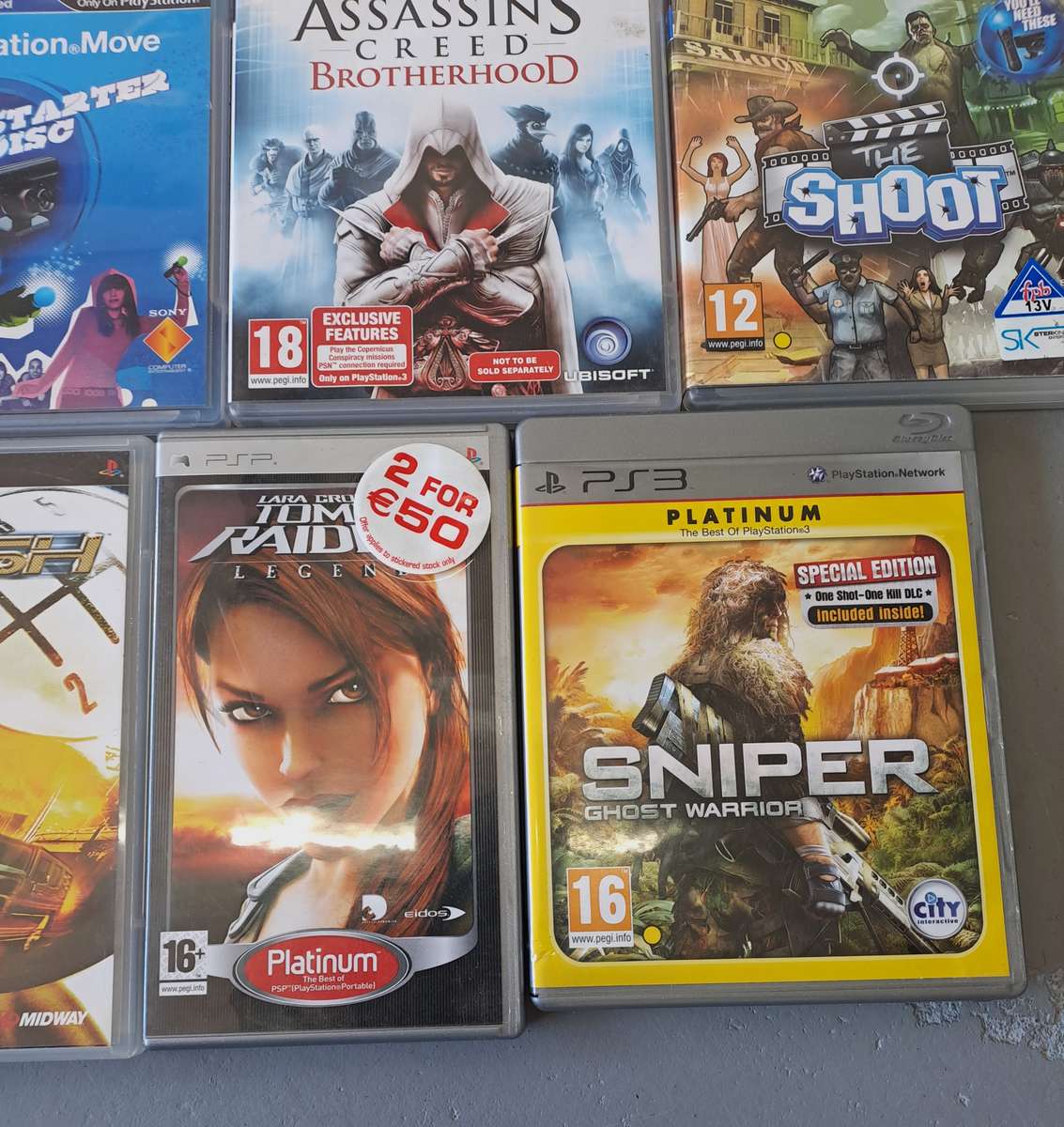 COLLECTION OF PS3 & PSP GAMES