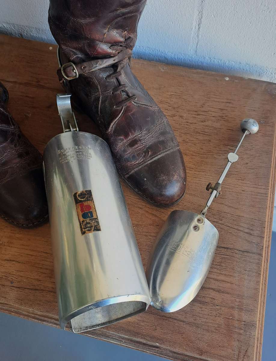 Early 1900's Vintage Leather Calvary Riding Boots