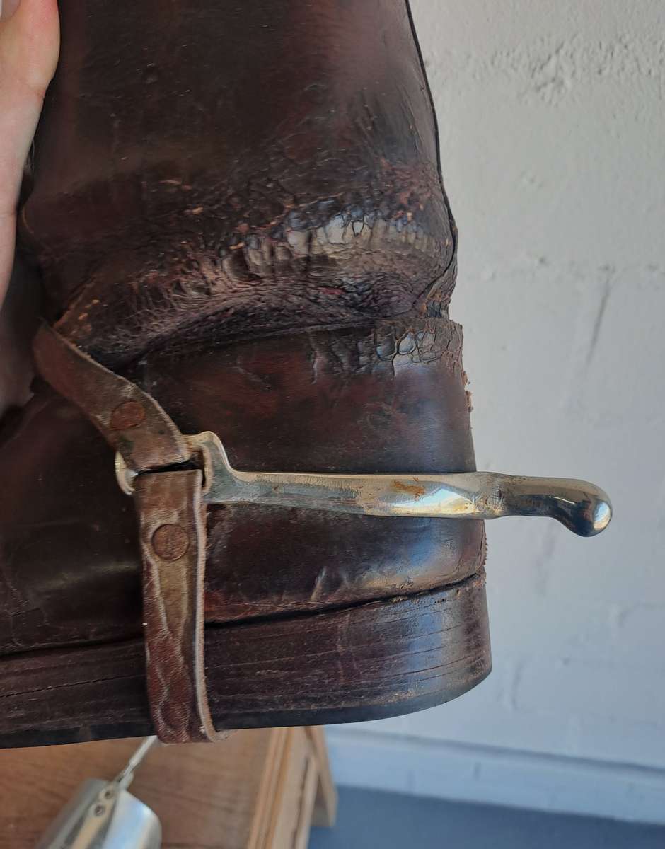 Early 1900's Vintage Leather Calvary Riding Boots