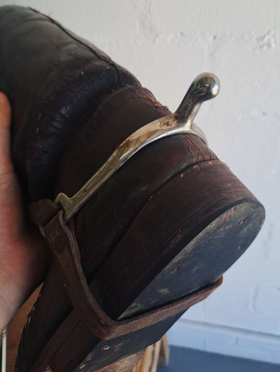 Early 1900's Vintage Leather Calvary Riding Boots