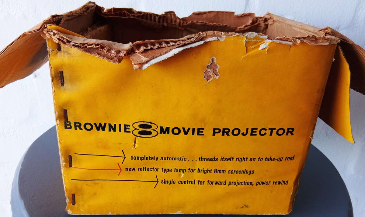 Kodak Brownie 8 8mm Cine Projector Model A15 1960's Boxed