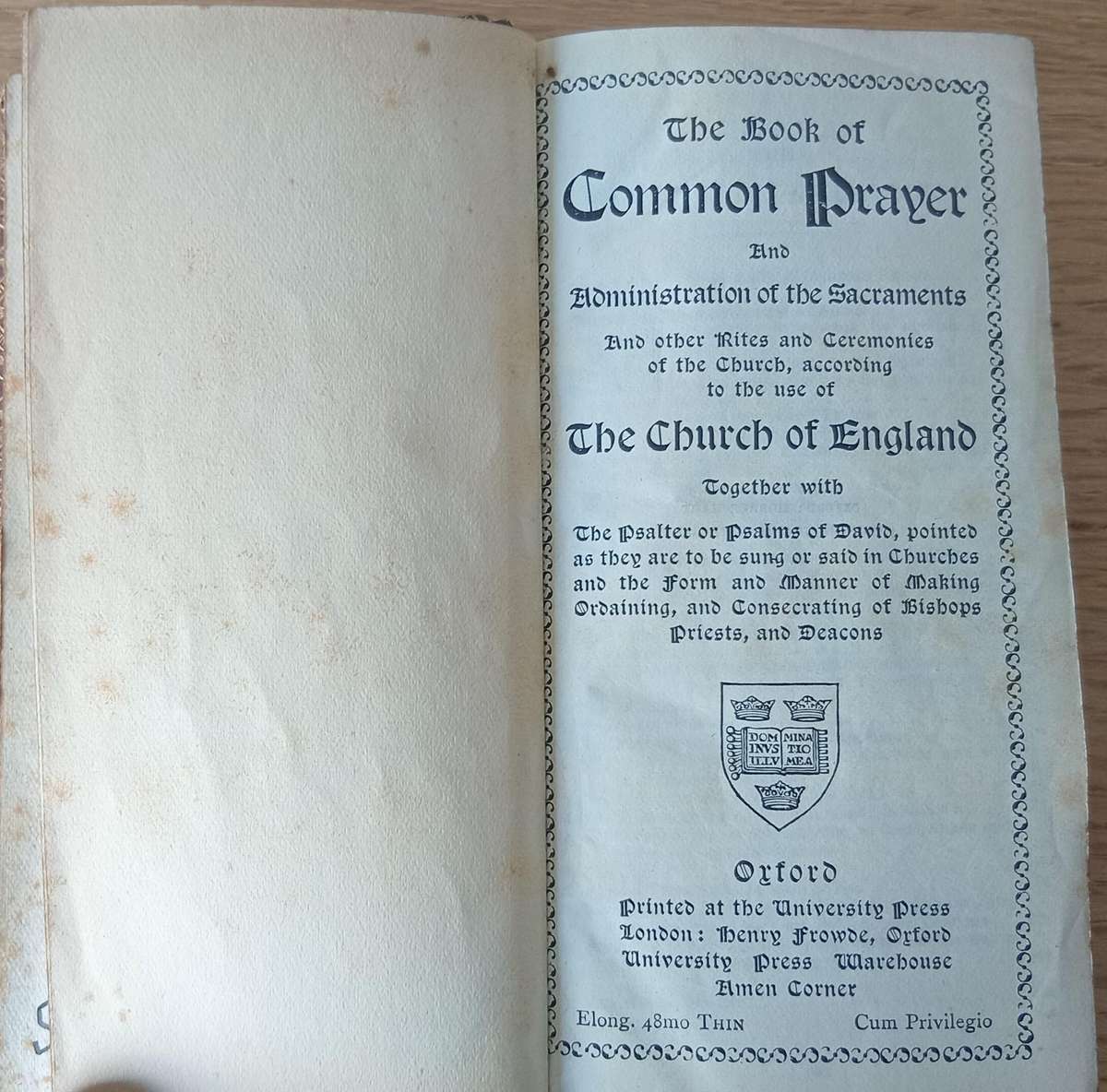 LOVELY VINTAGE SET OF 3 *COMMON PRAYER, HYMNS A&M BOOKS CIRCA 1928