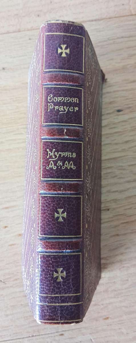 LOVELY VINTAGE SET OF 3 *COMMON PRAYER, HYMNS A&M BOOKS CIRCA 1928