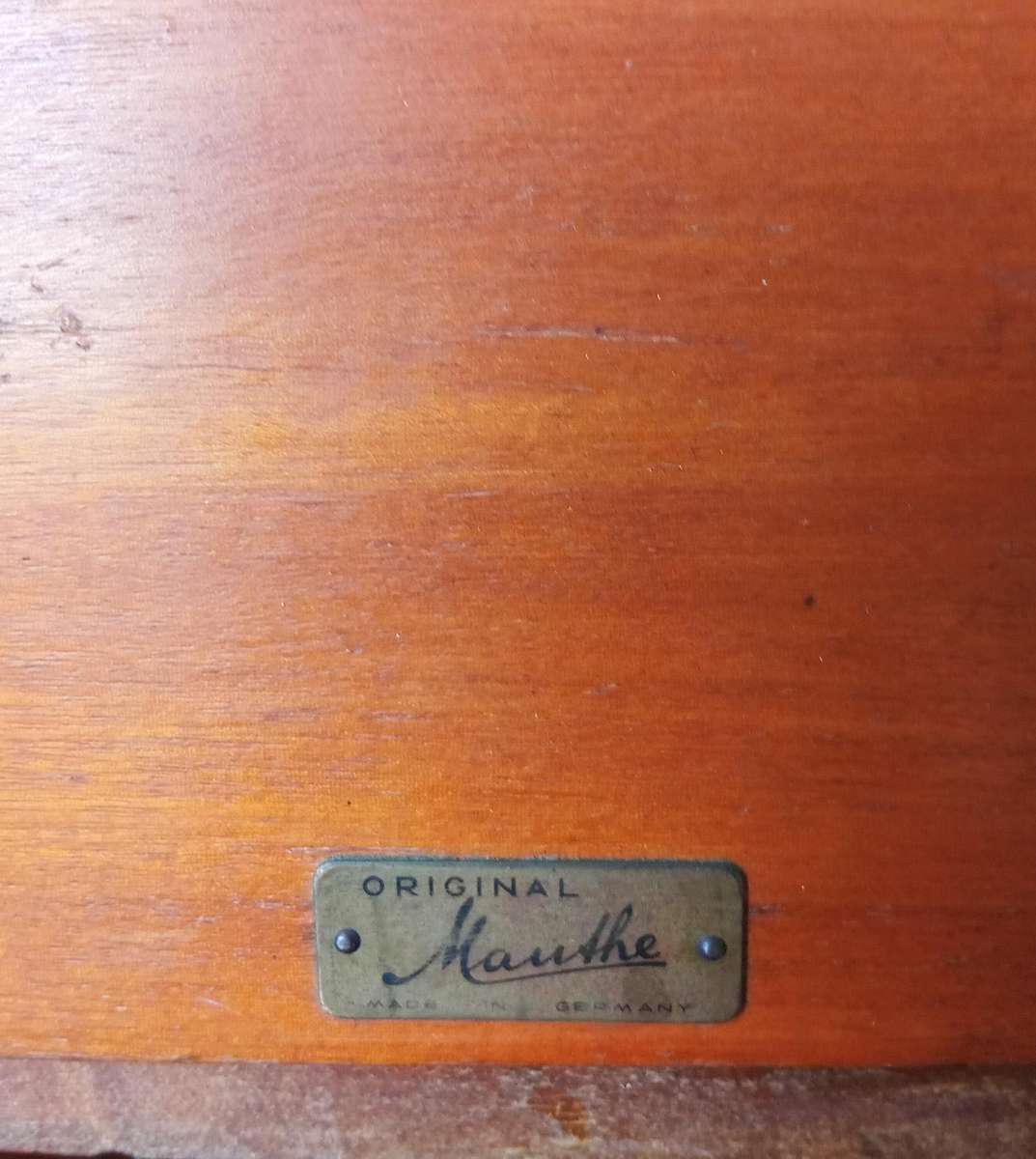 VINTAGE ART DECO ORIGINAL MAUTHE MANTLE CLOCK (HIGHLY COLLECTABLE)