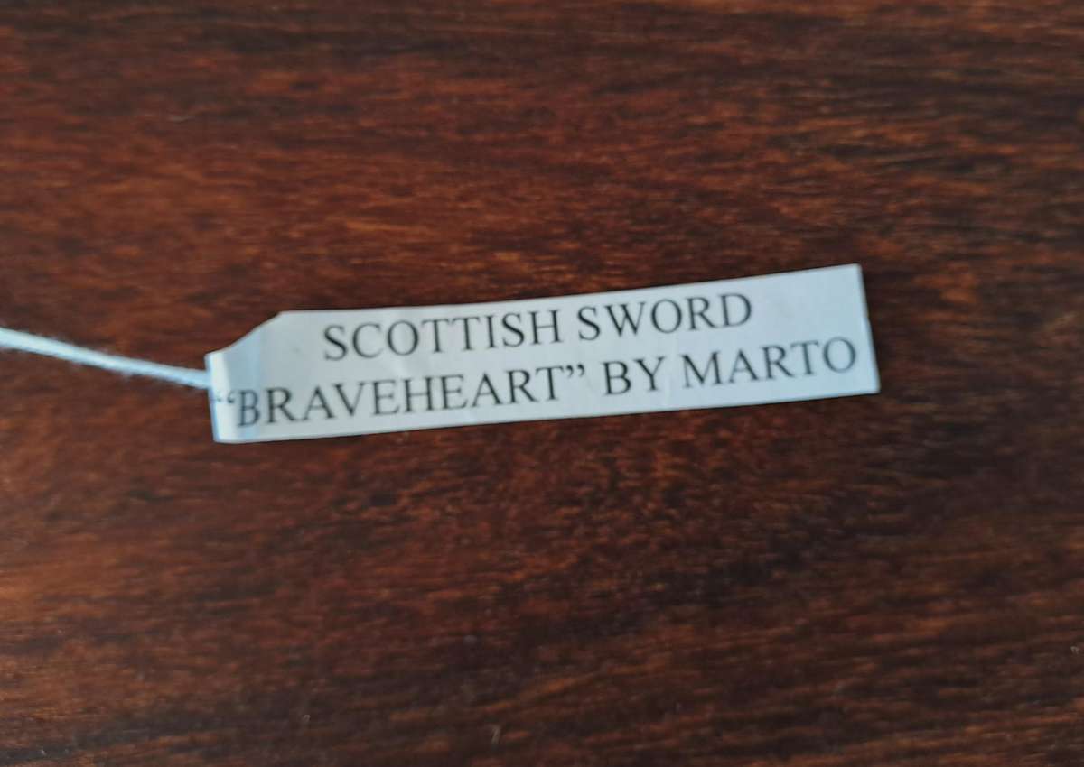 Large "Spanish Made" Replica Sword from Braveheart