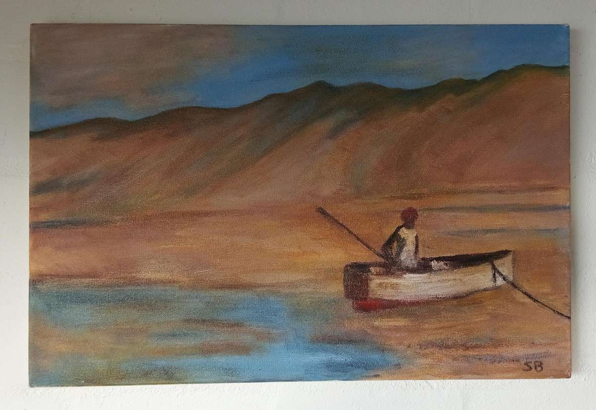 *ARTISTS WORK FETCHES R5000+* BEAUTIFUL OIL ON CANVAS BY SOUTH AFRICAN SUE BEATTY, SIGNED