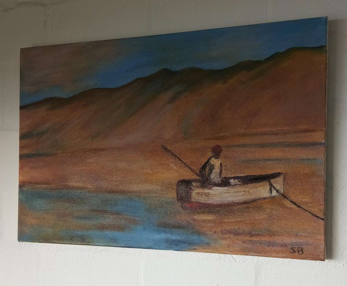 *ARTISTS WORK FETCHES R5000+* BEAUTIFUL OIL ON CANVAS BY SOUTH AFRICAN SUE BEATTY, SIGNED