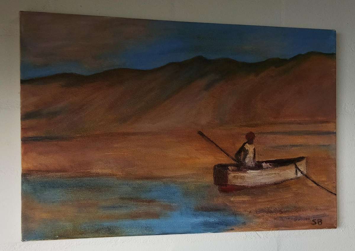 *ARTISTS WORK FETCHES R5000+* BEAUTIFUL OIL ON CANVAS BY SOUTH AFRICAN SUE BEATTY, SIGNED