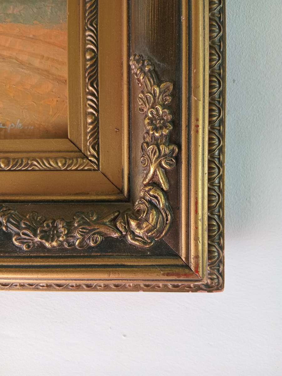 *VALUE R35000+* ORIGINAL RICHARD TEMPLE OIL PAINTING*PASSING THE LONG MAN ON THE SOUTH DOWNS*