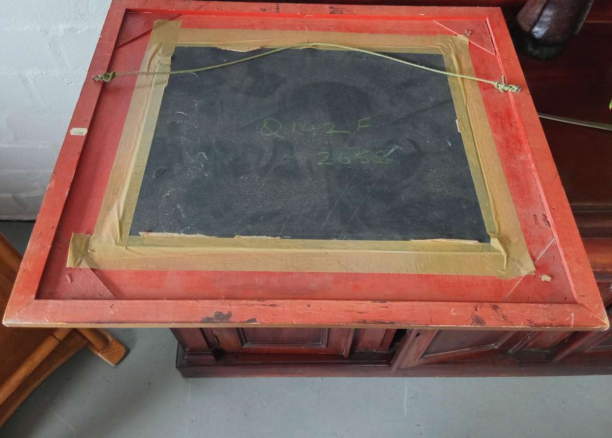 *VALUE R35000+* ORIGINAL RICHARD TEMPLE OIL PAINTING*PASSING THE LONG MAN ON THE SOUTH DOWNS*