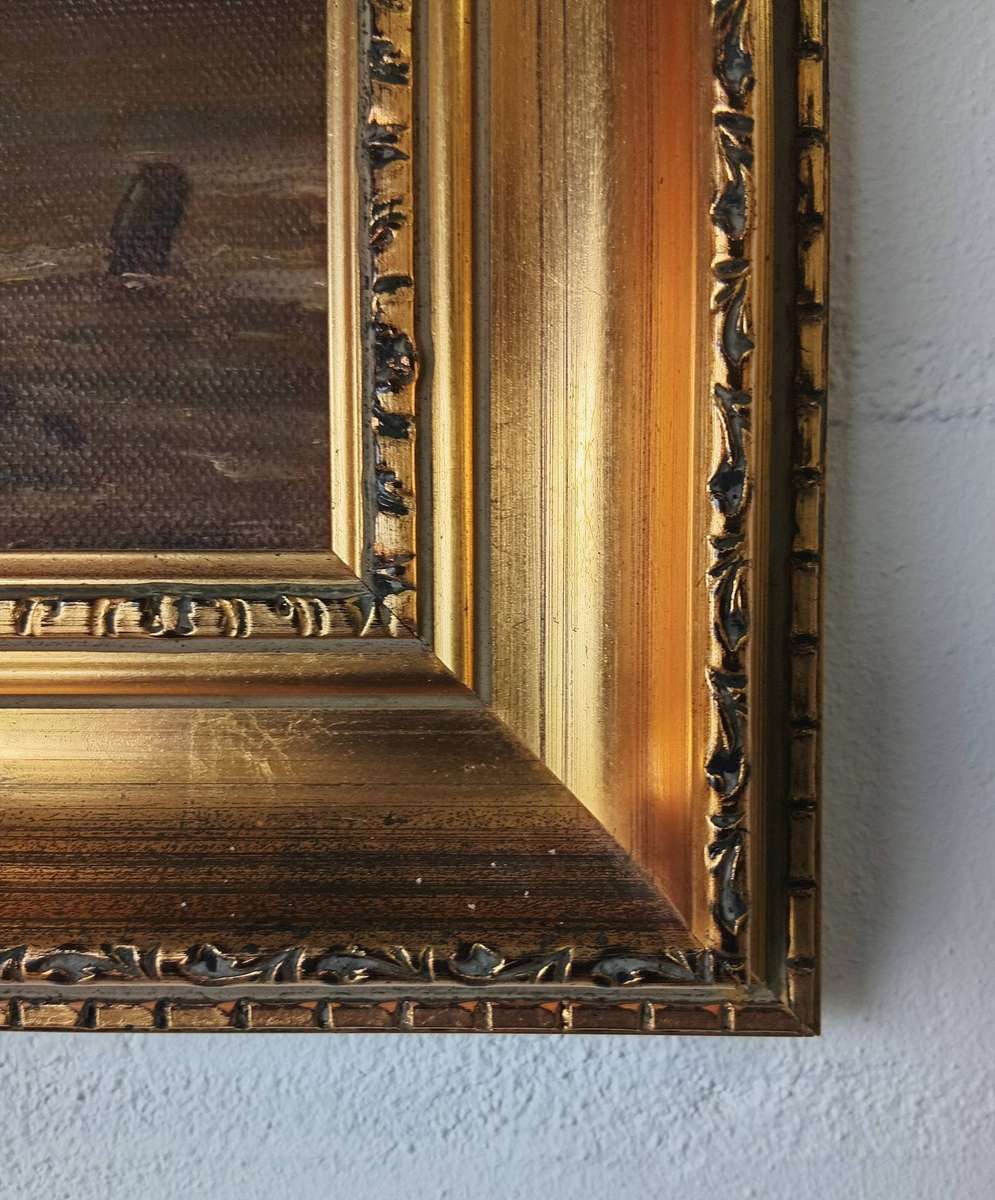 Oil on Board Painting "The Valley Farm" (John Constable Replica)