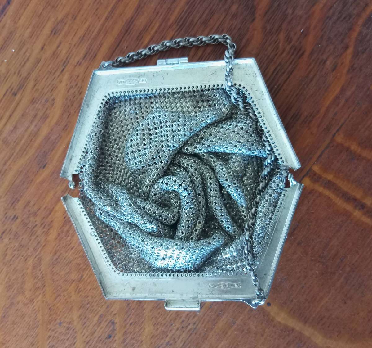 VINTAGE WHITING DAVIES SILVER PURSE *HIGHLY COLLECTABLE*