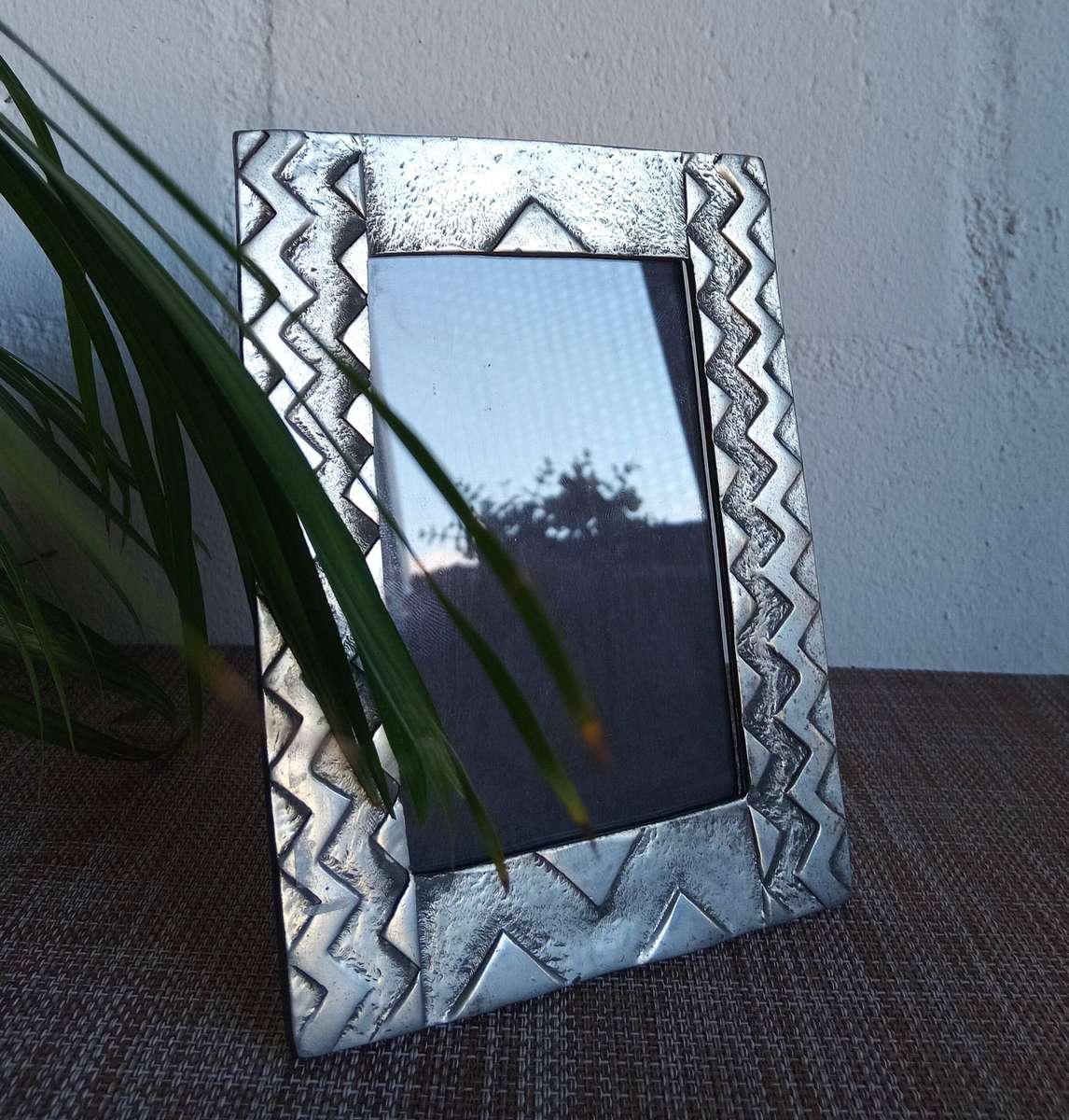 EARLY 2000'S ORIGINAL CARROL BOYES  PEWTER PICTURE FRAME
