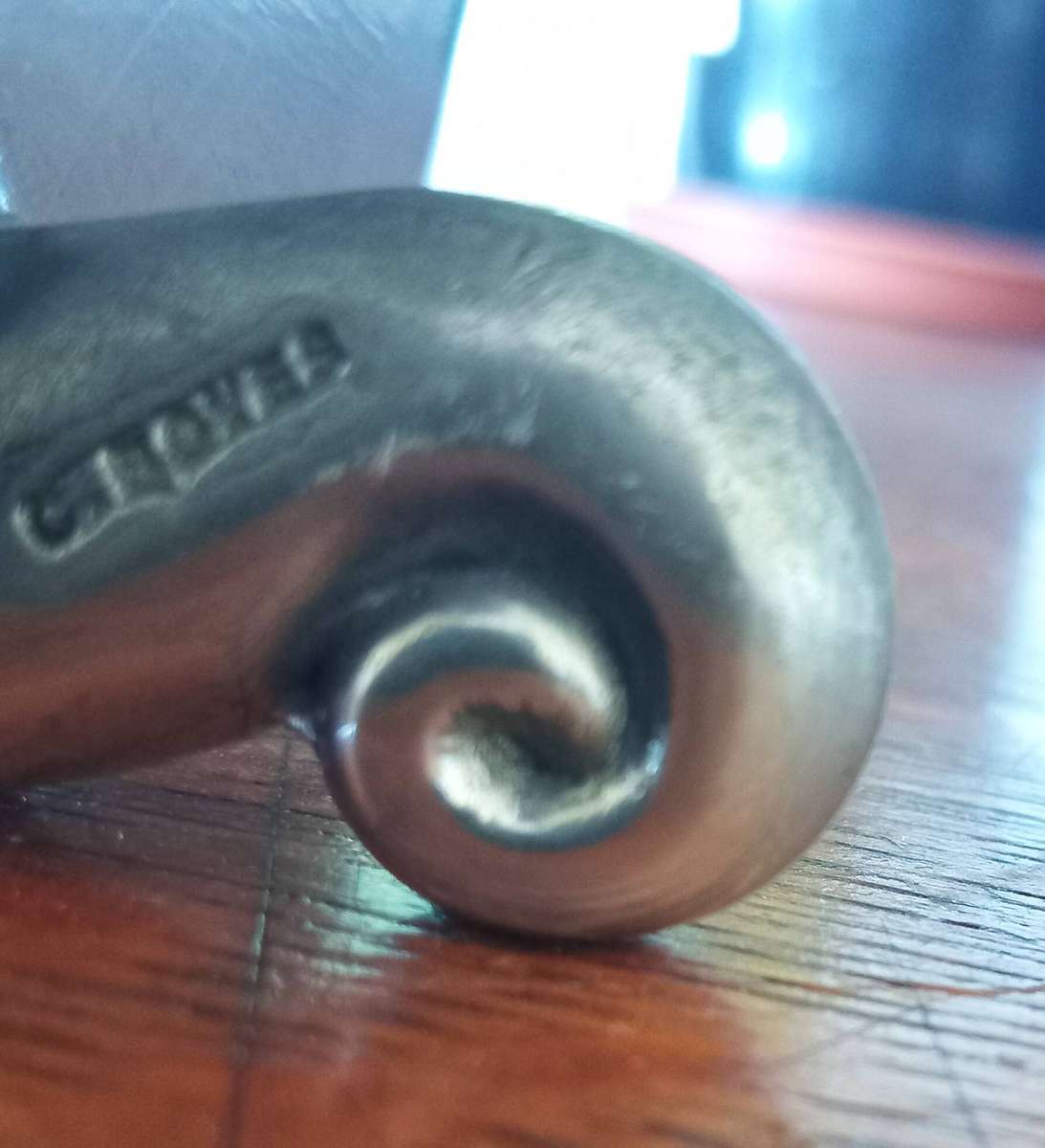 EARLY NEW MILLENIUM ORIGINAL CARROL BOYES PEWTER CLOCK*HIGHLY COLLLECTABLE*