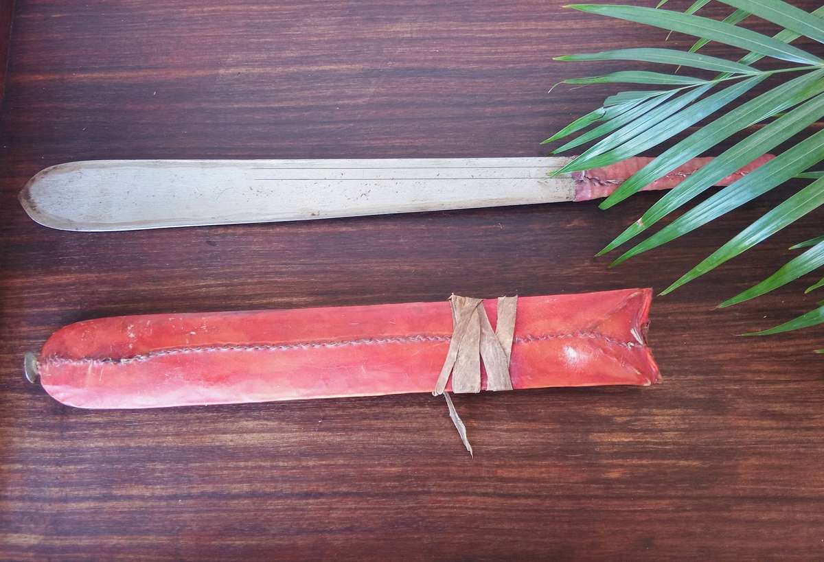 2 x cased African daggers