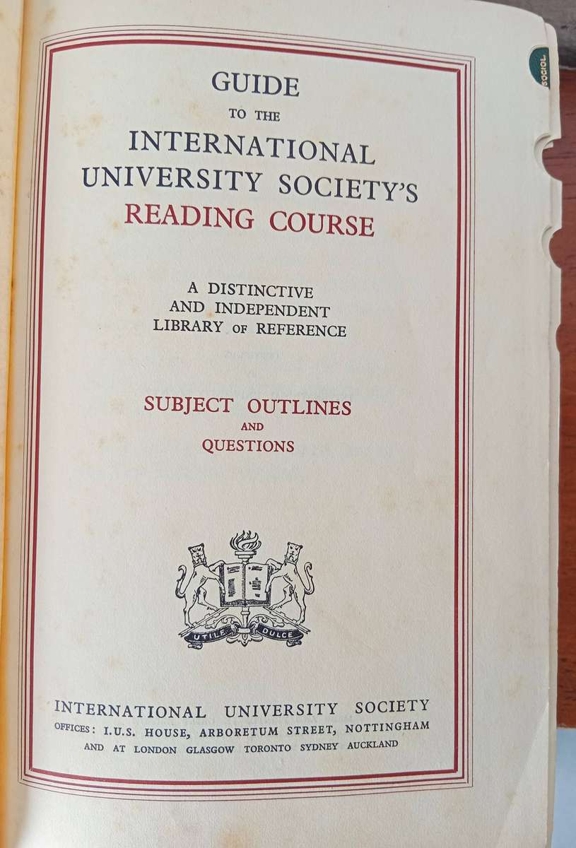 9 Books "International University Society's Course"