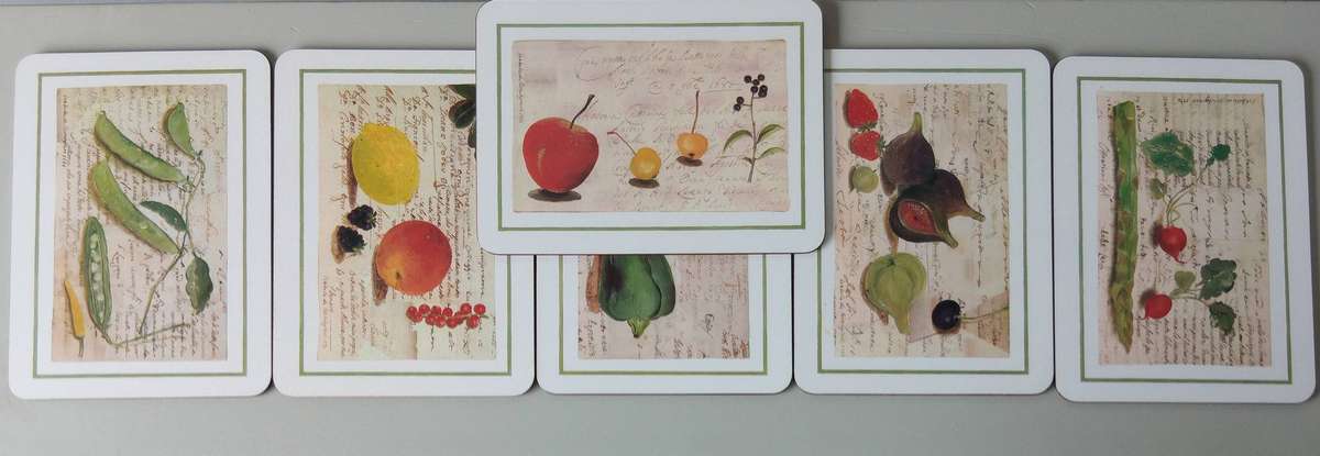 Jason Coasters Placemats Set of 2