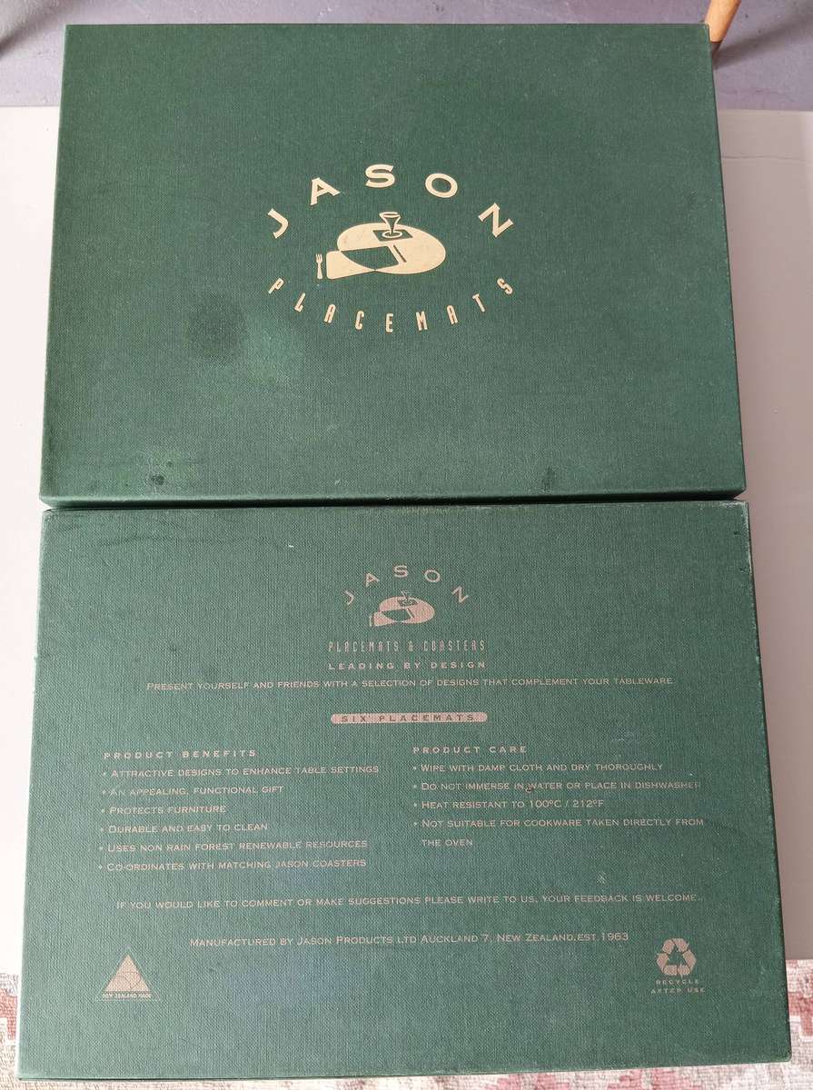 Jason Coasters Placemats Set of 2