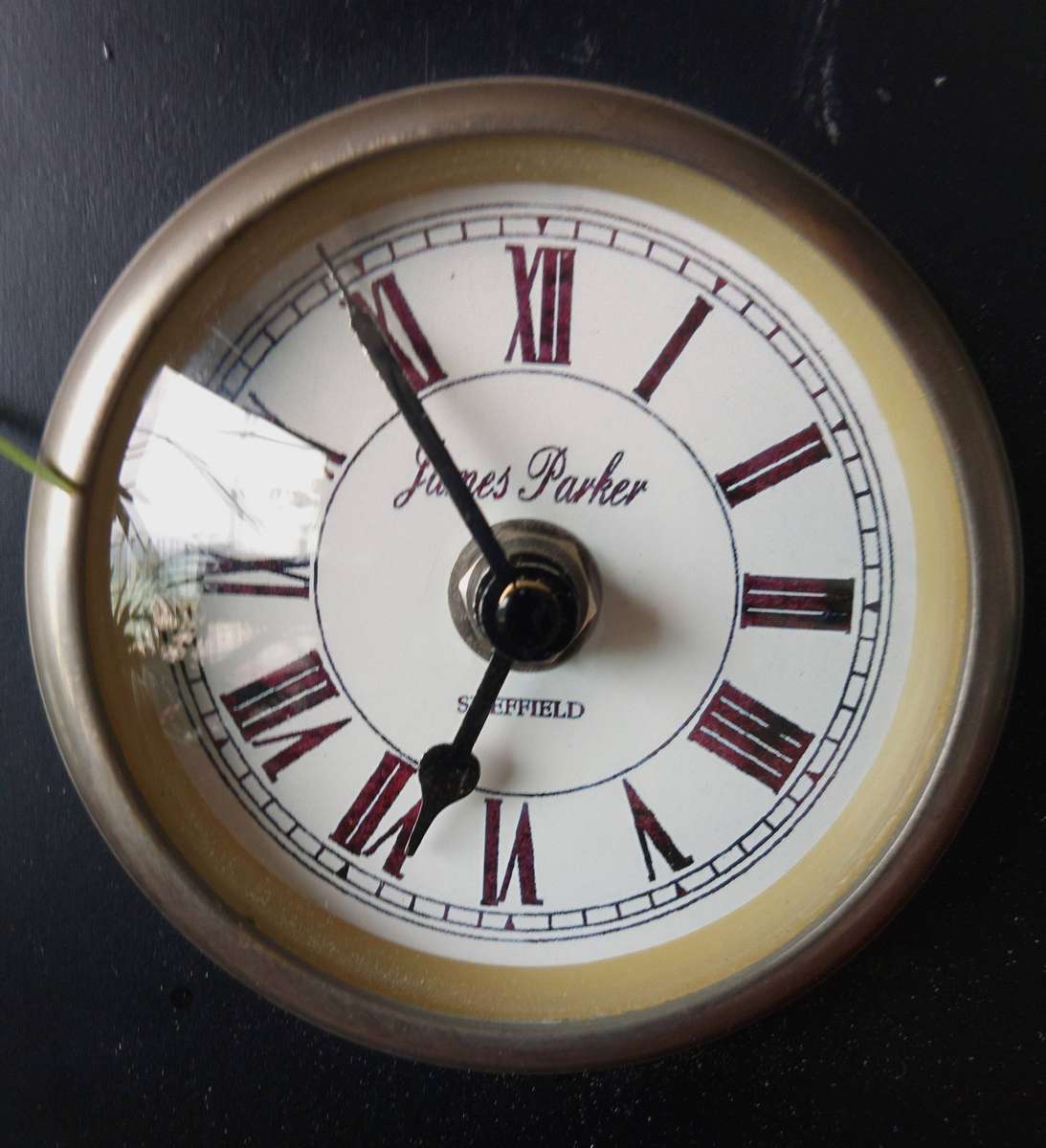 Vintage James Parker Sheffield Desk Clock