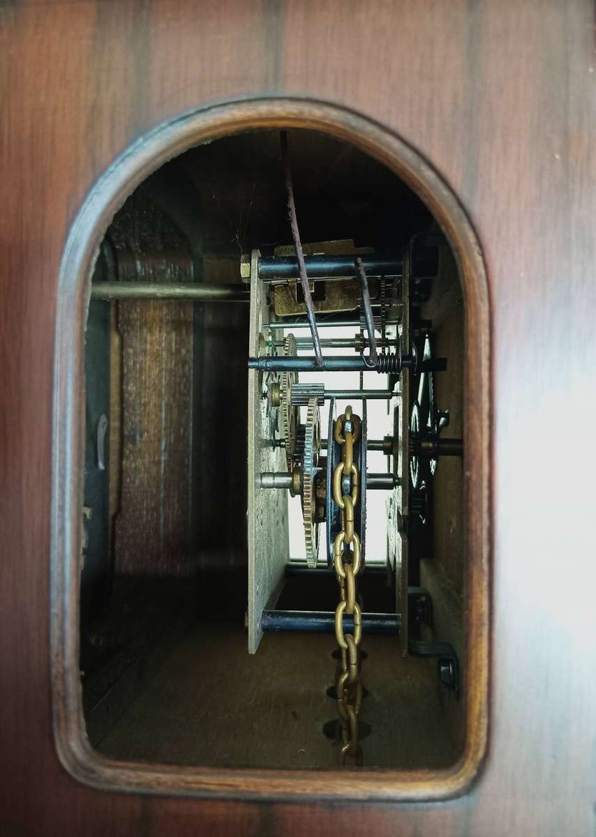 *SELLS FOR R6000+* VINTAGE WARMINK HOLLAND LARGE WALL CLOCK!! *MISSING WEIGHTS*