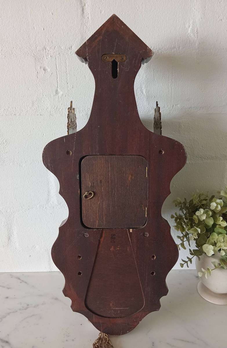 *SELLS FOR R6000+* VINTAGE WARMINK HOLLAND LARGE WALL CLOCK!! *MISSING WEIGHTS*