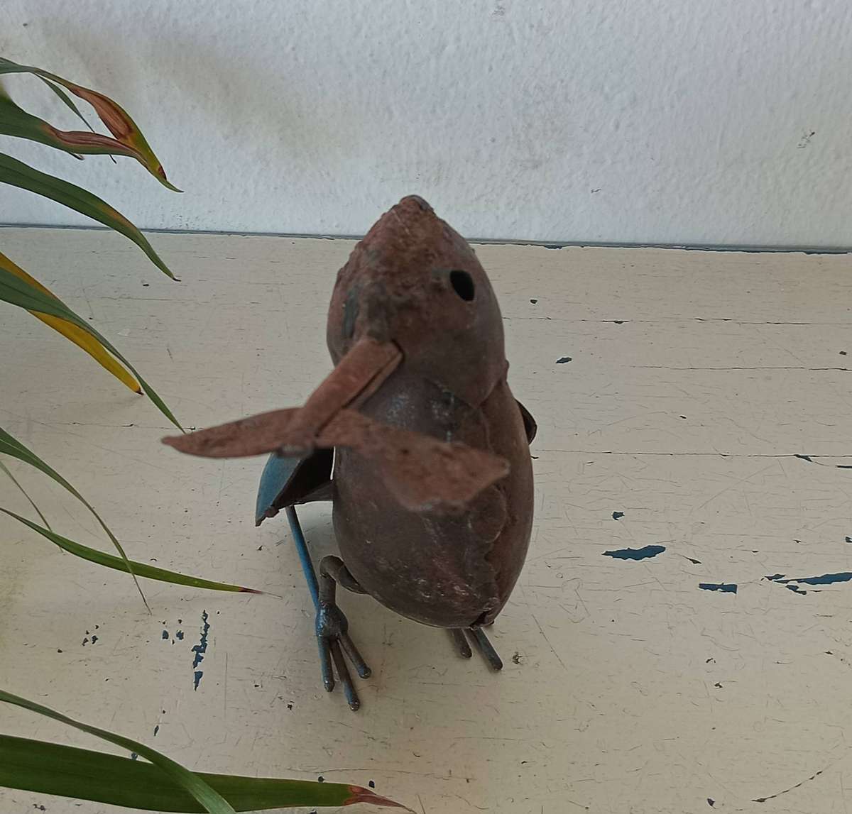 Rustic Handcrafted Wall Mounted Metal Animal Sculptures - Lot of 5