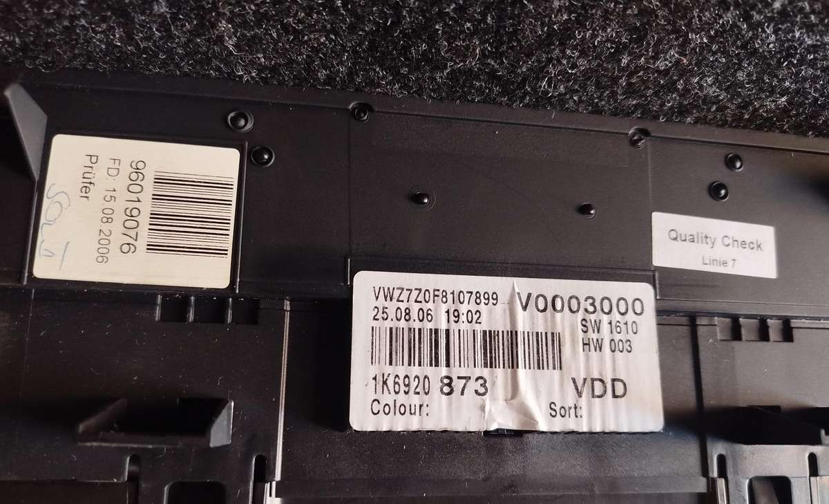 VW Golf 5 GTI Cluster