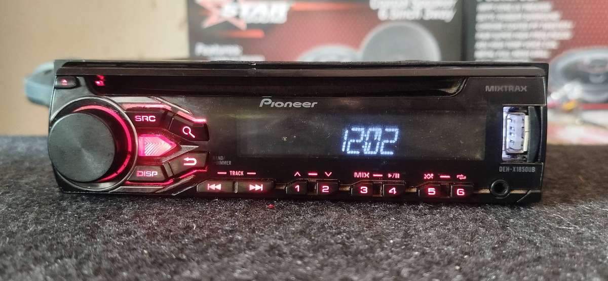 Pioneer Single Din Car Media Player with USB/AUX (DXT-X186UB) - CD Not Working, USB Port Loose