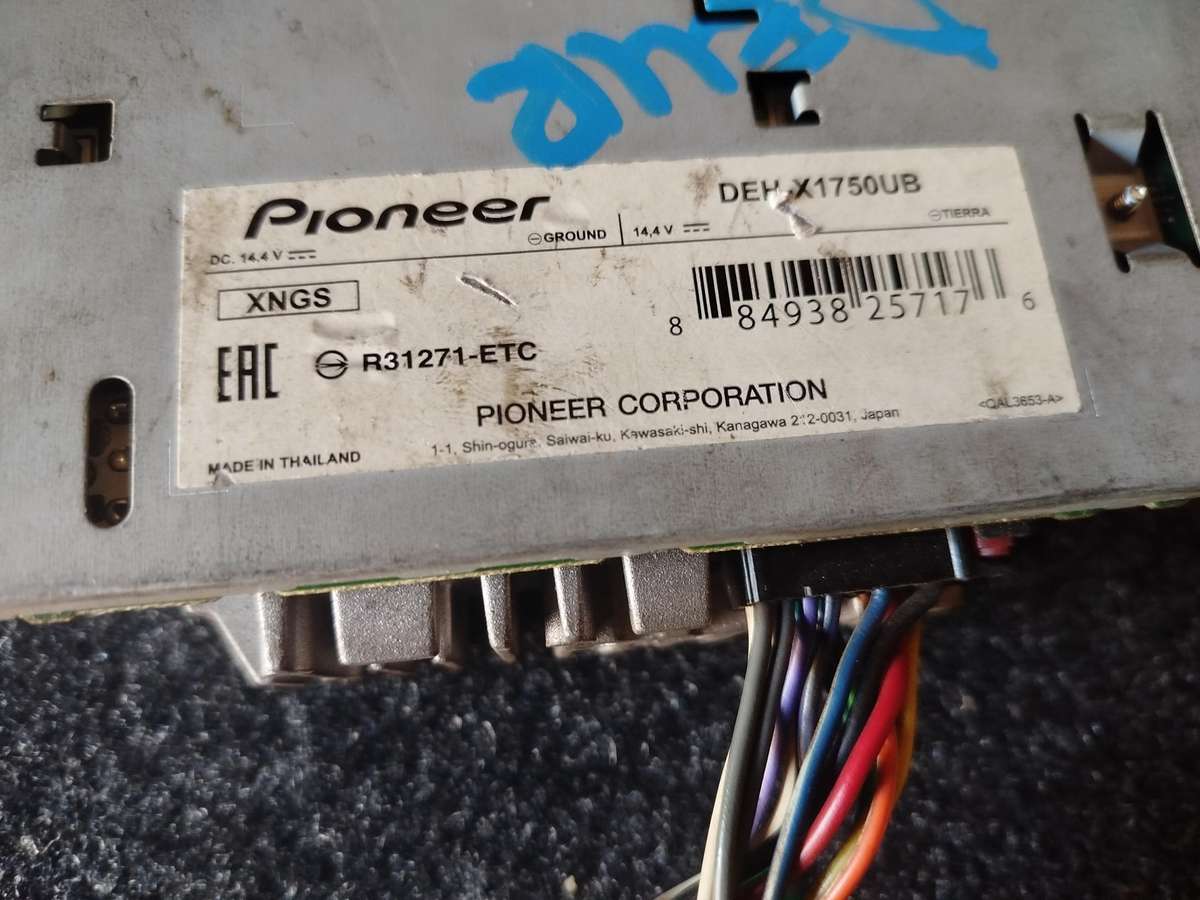 Pioneer Single Din Car Media Player with USB/AUX (DEH-X1750UB) - CD Not Working